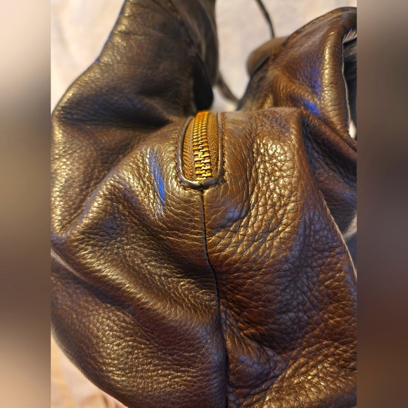 Dark Brown Soft Leather Purse by Sigrid Olsen - Picture 2 of 10